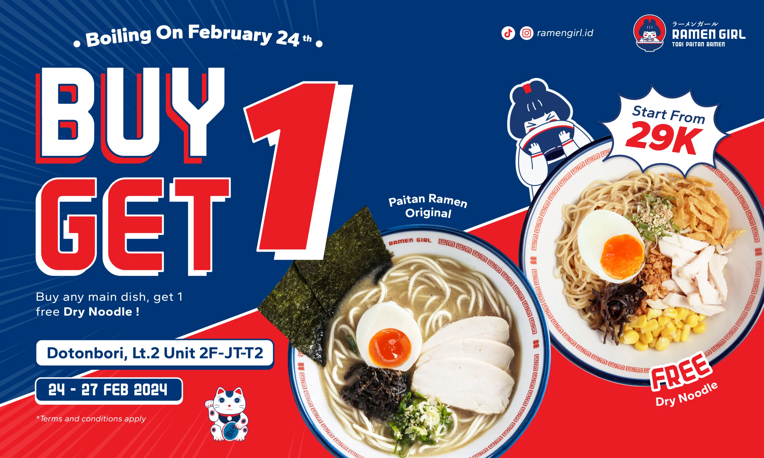 Grand Opening of Ramen Girl Grand Opening of Ramen Girl