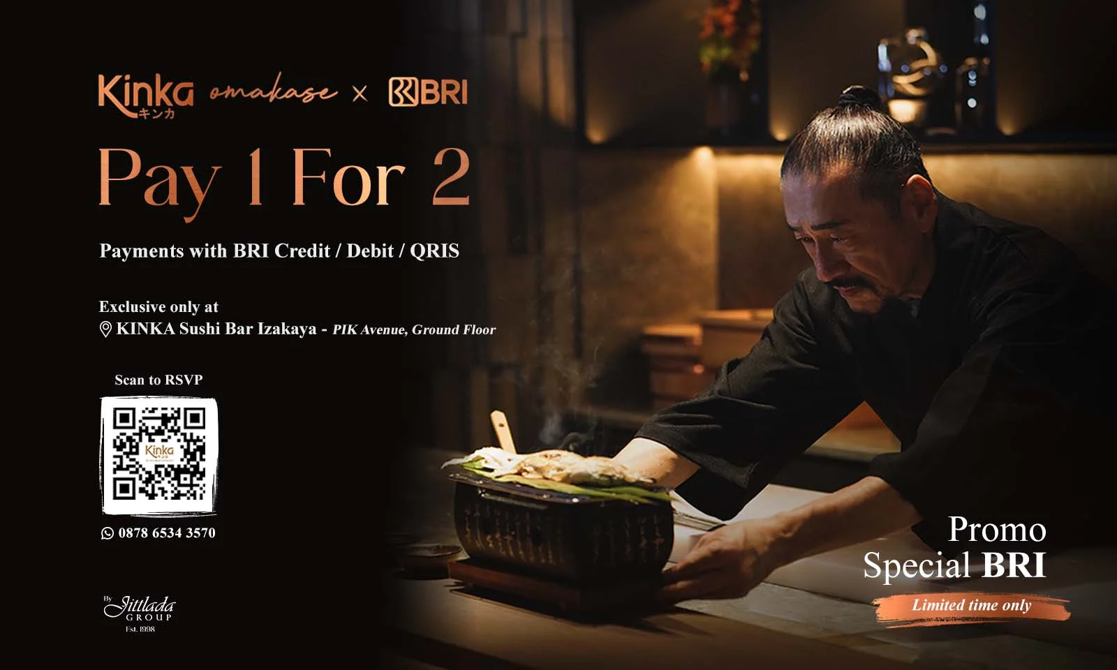 Omakase Pay 1 For 2 Omakase Pay 1 For 2